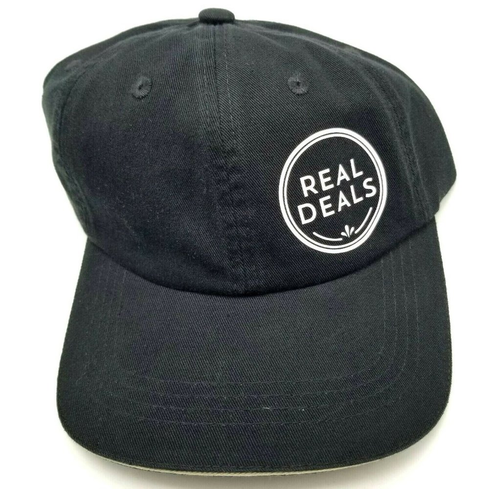 Real Deals Home Decor Fashion Hat Cap Strapback Black Port Authority